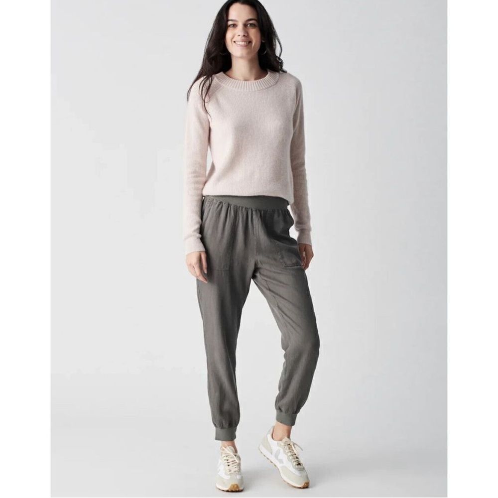 Faherty arlie jogger pant surplus green